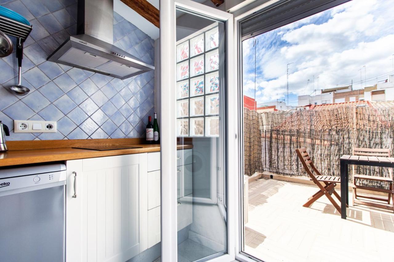 Estudio Para Parejas Con Terraza En La Playa バレンシア エクステリア 写真